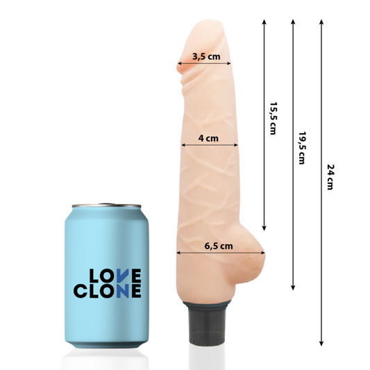 Loveclone Vibrador Autolubricante Harald 24 cm -ø- 4 cm