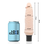 Loveclone Vibrador Autolubricante Ivar 20 Cm -o- 3.7 Cm