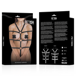 Fetish Submissive Bondage Arnês Ajustável Torso e Braços