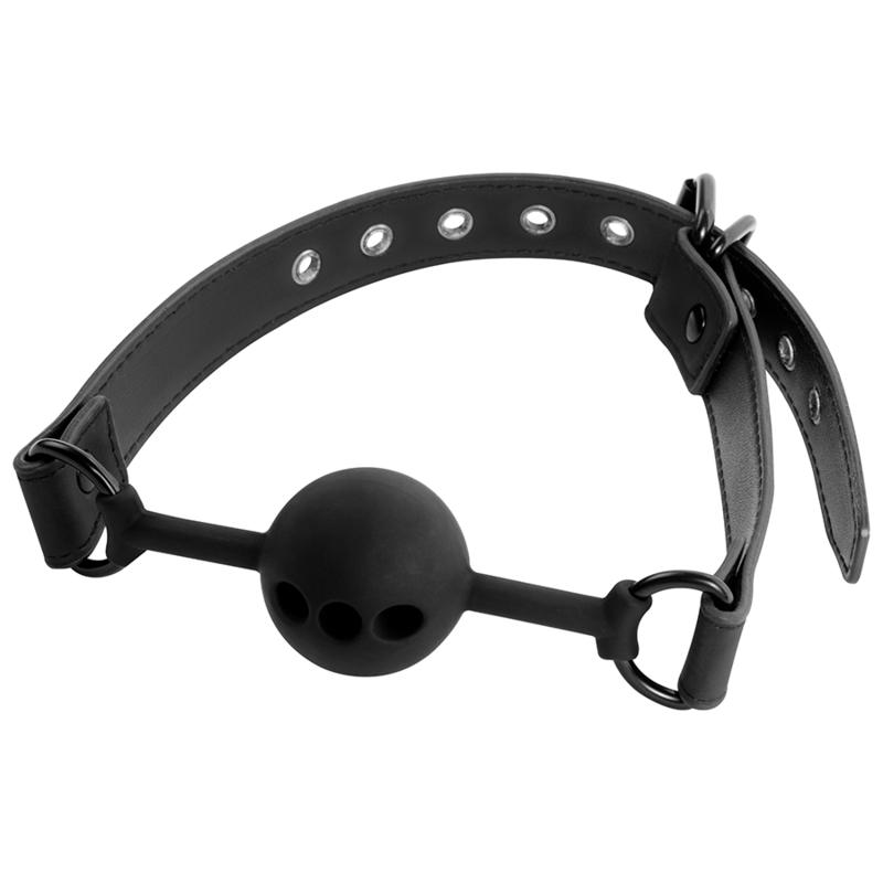 Fetish Submissive Bondage - Mordaça de Bola de Silicone Respirável
