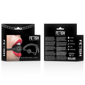 Fetish Submissive Bondage - Mordaça de Bola de Silicone Respirável