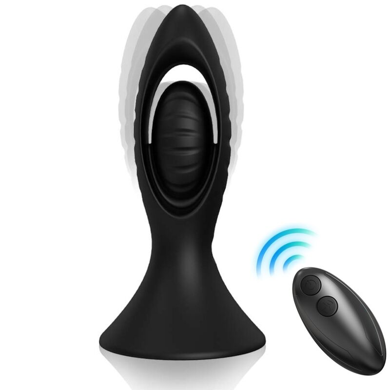 Armony - Vibrador e Plug Anal Silicone Preto