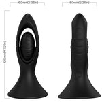 Armony - Vibrador e Plug Anal Silicone Preto