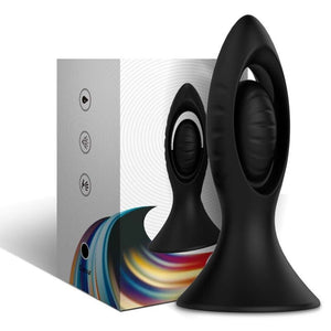 Armony - Vibrador e Plug Anal Silicone Preto