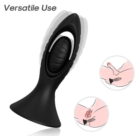 Armony - Vibrador e Plug Anal Silicone Preto