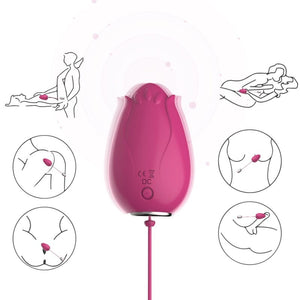 Armony - Vibrador de Ovo Mandala G-Spot Controle Remoto Fúcsia