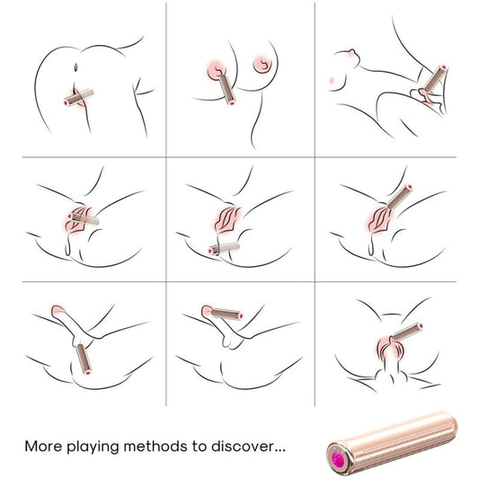 Armony - Bala Vibrador Warhead Dourado 2 cm X 8.8 cm