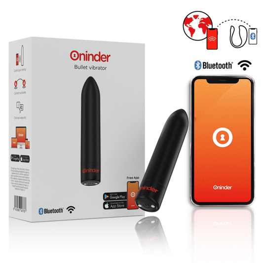 Oninder Berlin Bullet Vibrador Negro 9 Modos 8,5 X 2 Cm - Aplicación Gratuita