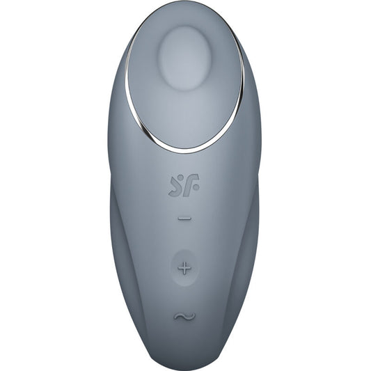 Satisfyer Tap & Climax 1 Vibrador Lay-on Cinza