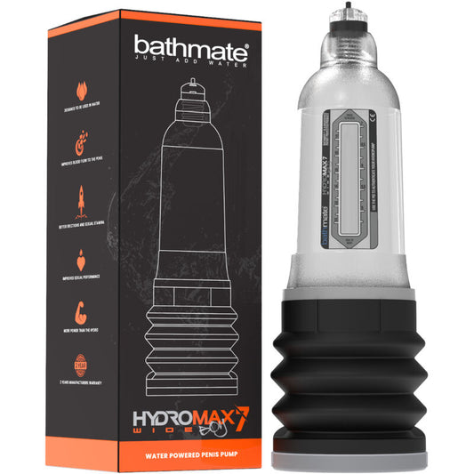Bathmate Hydromax 7 Wide Boy X30 Transparente