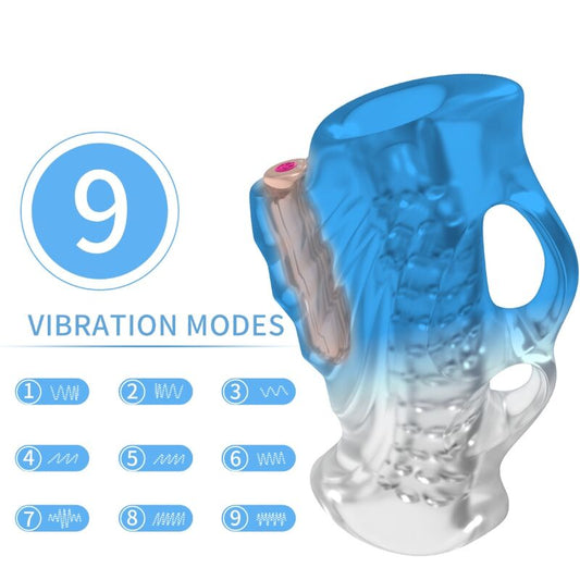 Armony - Masturbador Dedo e Vibrador Gradiente Azul