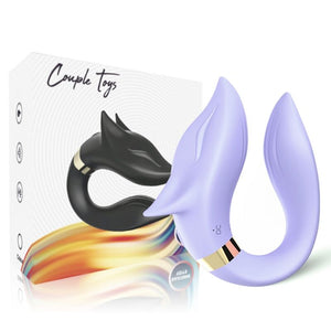 Armony - Vibrador Fox para Casais com Controle Remoto Roxo