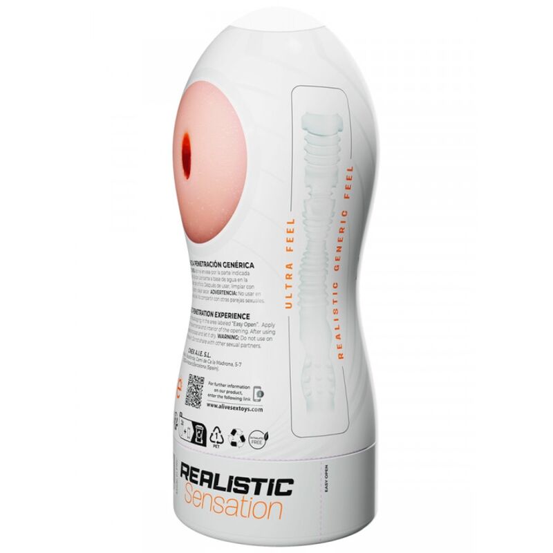 Alive - Maxi Flex Masturbador Masculino Genérico Tamanho L