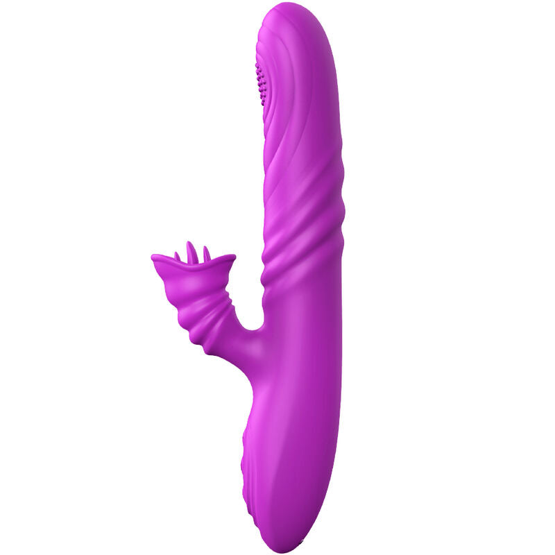 Armony - Vibrador Multifuno Angelia com Língua Estimulante Efeito Calor Violeta