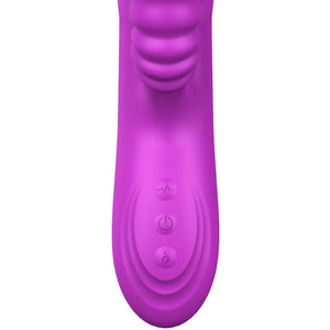 Armony - Angelia Vibrador Multifuno Língua Dupla Efeito de Calor Violeta