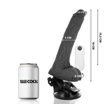 Basecock Vibrador de Control Remoto Realista Negro 19 Cm -o- 4 Cm