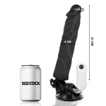 Basecock Vibrador Realista Control Remoto Negro 21 Cm -o- 4 Cm