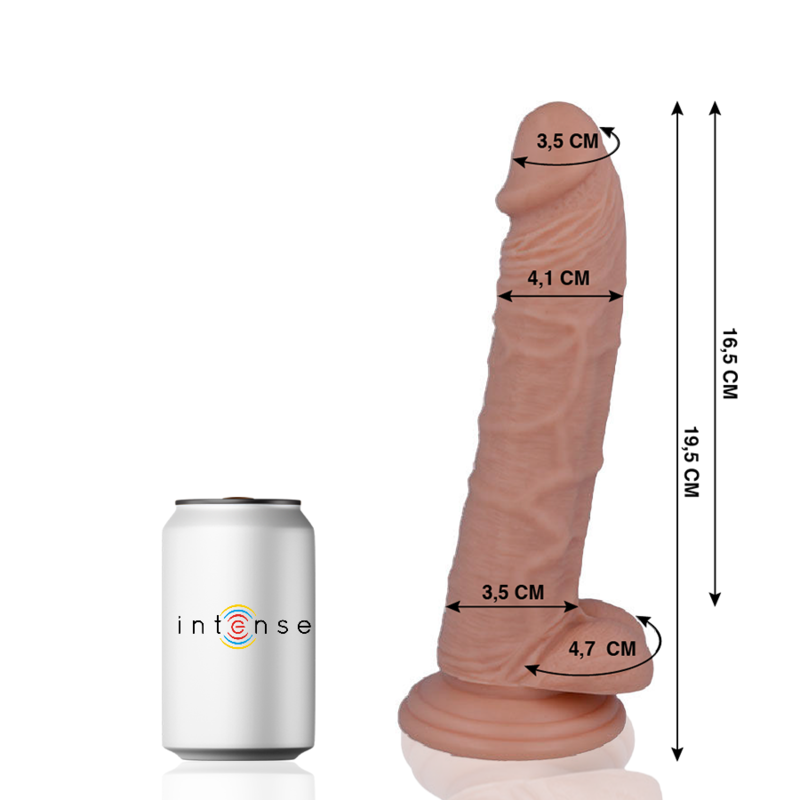 Mr Intense 15 Pênis Realístico 19.5 Cm -o- 4.1 Cm