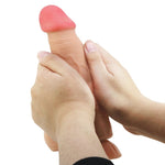 Pretty Love Serie Sliding Skin Dildo Realista Con Ventosa Deslizante Piel Control Remoto Color Carne 21,8 Cm