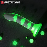 Pretty Love Dildo Mágico Nightfall Sem Vibração Verde Luminoso