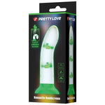 Pretty Love Dildo Mágico Nightfall Sem Vibração Verde Luminoso