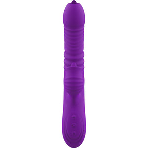 Armony - Vibrador de Coelho Totalmente G Spot com Efeito de Calor Violeta de Língua Estimulante