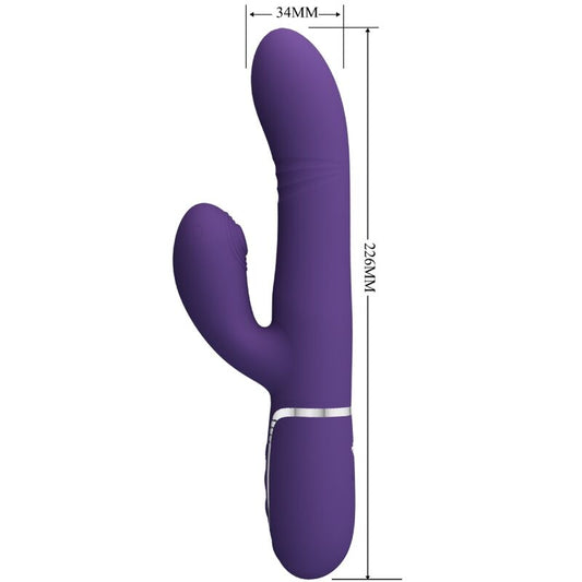 Pretty Love Vibrador Multifunção G-spot Roxo
