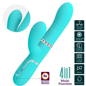 Pretty Love - Vibrador Multifunção G-Spot Aqua Verde