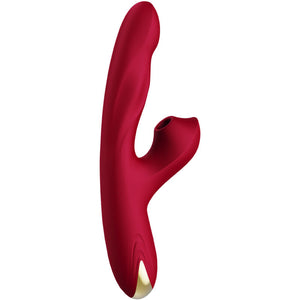 Armony - Vibrador Bump e Ventosa Modelo 2 Borgonha