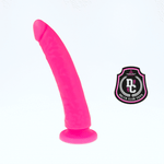 Delta Club -Toys Dildo Médico Rosa Silicone 20 cm -O- 4 cm