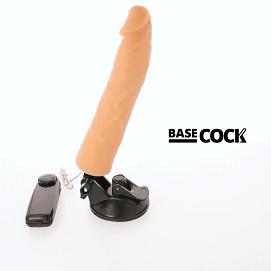 Basecock Vibrador Realista Control Remoto Natural 21 cm -o- 4 cm
