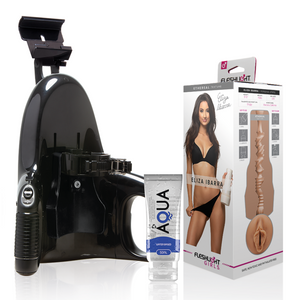 Fleshlight - Eliza Ibarra Vagina + Lançamento Universal + Lubrificante Aqua Quality 50 ml