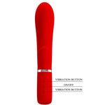 Pretty Love Vibrador Multifunción Punto G Thomas Rojo