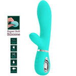 Pretty Love Vibrador Multifunción G-spot Thomas Agua Verde