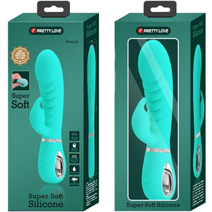 Pretty Love - Vibrador Prescott Multifunões G-Spot Aqua Verde
