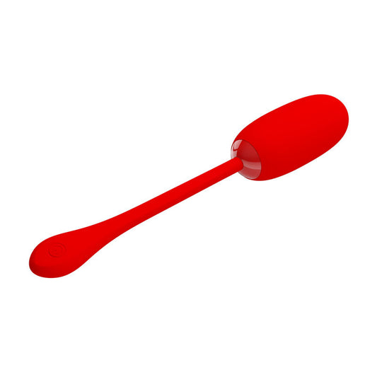 Pretty Love Huevo Vibrador Impermeable y Recargable Julius Rojo