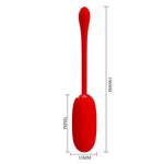 Pretty Love Ovo Vibratório Impermevel-recarregvel Julius Vermelho