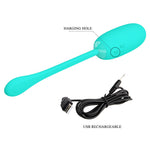Pretty Love Huevo Vibrador Impermeable-recargable Julius Aqua Verde