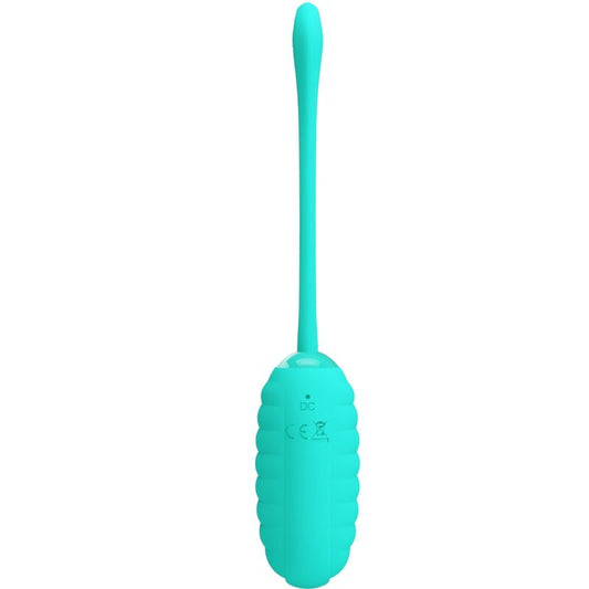 Pretty Love Huevo Vibrador Recargable Kirk Aqua Verde
