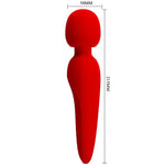 Pretty Love Maredith Massager 12 Modos de Vibrao Vermelho