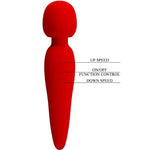 Pretty Love Maredith Massager 12 Modos de Vibrao Vermelho