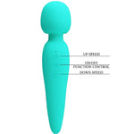 Pretty Love Maredith Massager 12 Modos de Vibrao Aqua Green