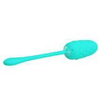 Pretty Love Huevo Vibrante Con Textura Marina Recargable Aqua Green