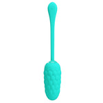 Pretty Love Huevo Vibrante Con Textura Marina Recargable Aqua Green
