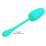 Pretty Love Huevo Vibrante Con Textura Marina Recargable Aqua Green
