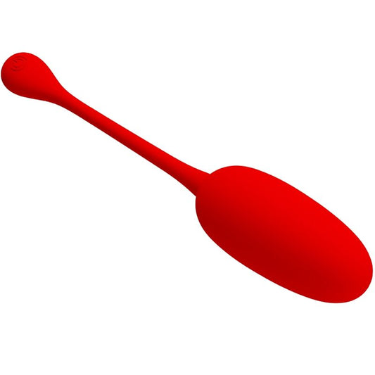 Pretty Love Huevo Vibratorio Recargable Knucker Rojo