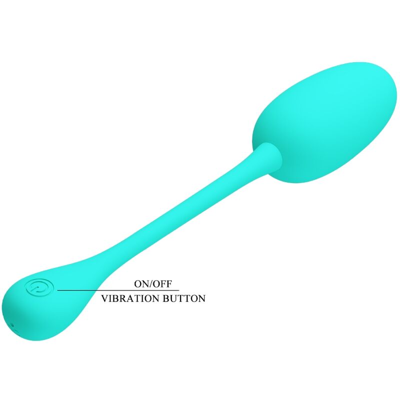 Pretty Love Huevo Vibratorio Recargable Knucker Water Green