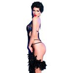 Chilirose Body Entrepierna Abierta Cr 4479 Azul S/m
