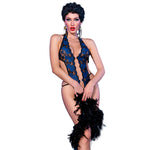 Chilirose Body Entrepierna Abierta Cr 4479 Azul S/m