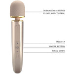 Pretty Love Massager 7 Modos de Vibrao Champagne